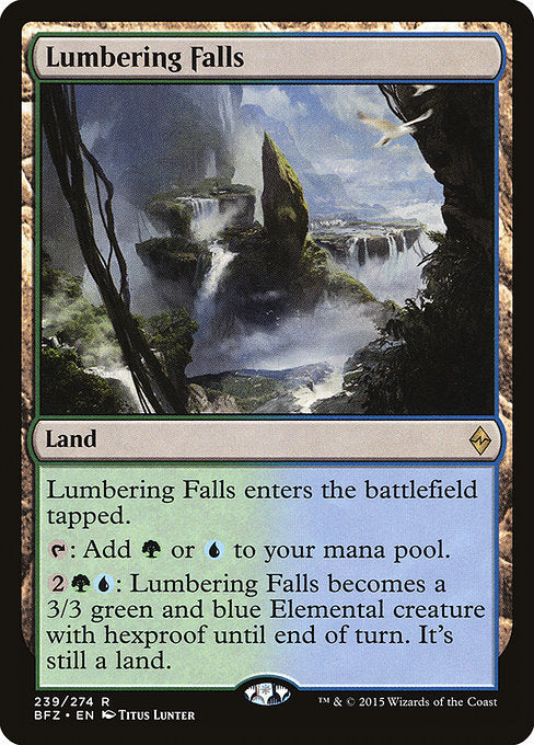 Lumbering Falls (239) [Battle for Zendikar]