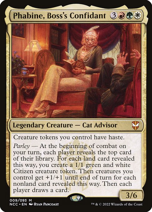 Phabine, Boss's Confidant (9) [New Capenna Commander]