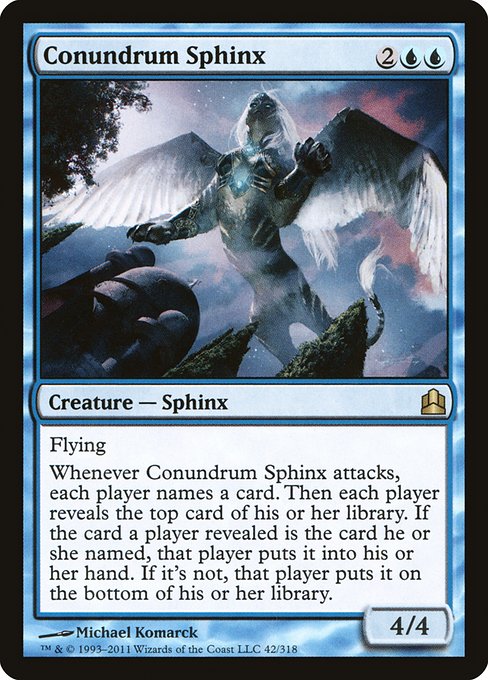 Conundrum Sphinx (42) [Commander 2011]