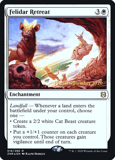 Felidar Retreat (16s) [Zendikar Rising Promos]