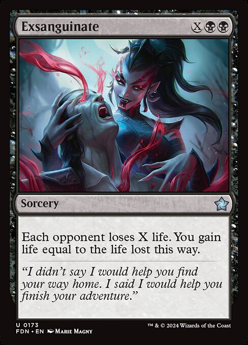 Exsanguinate (173) [Foundations]