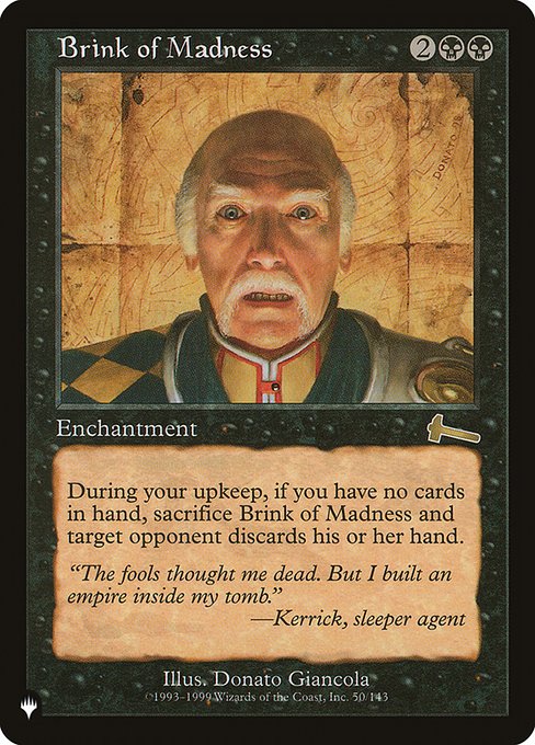 Brink of Madness (ULG-50) [The List]