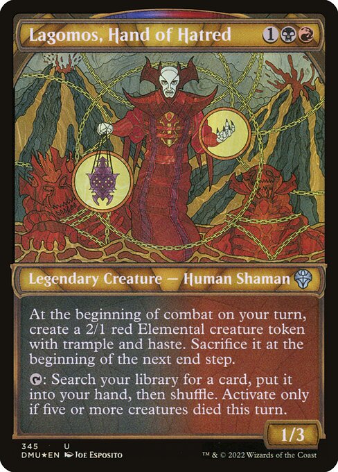 Lagomos, Hand of Hatred (345) [Dominaria United] [Showcase]