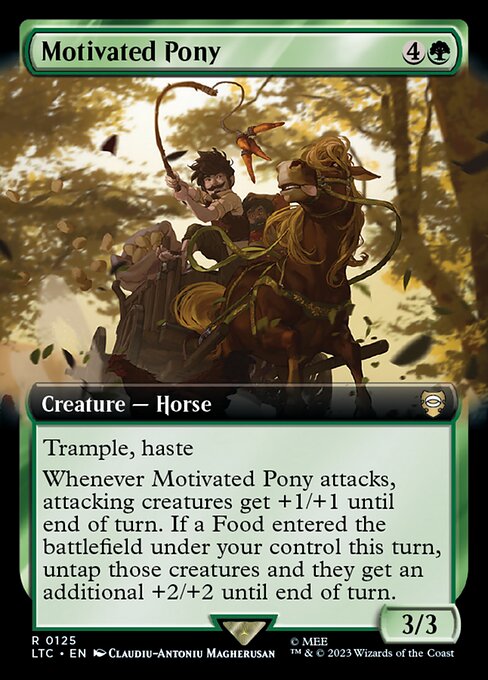 Motivated Pony (125) [Tales of Middle-earth Commander] [Extended Art]