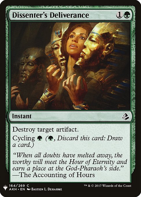 Dissenter's Deliverance (AKH-164) [The List]
