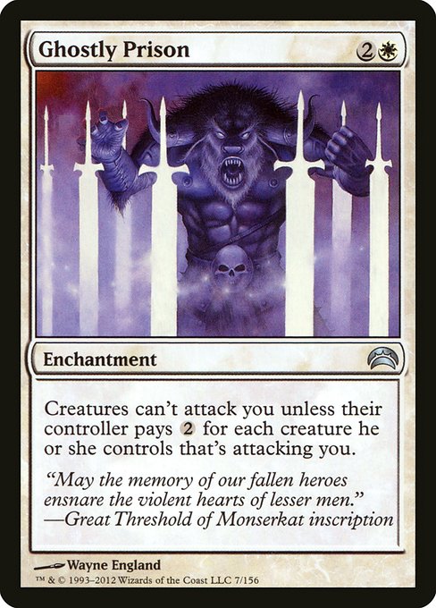 Ghostly Prison (7) [Planechase 2012]