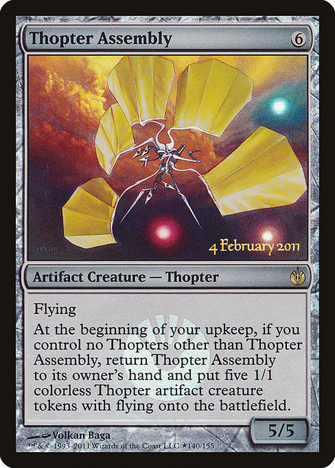 Thopter Assembly (140★) [Mirrodin Besieged Promos]