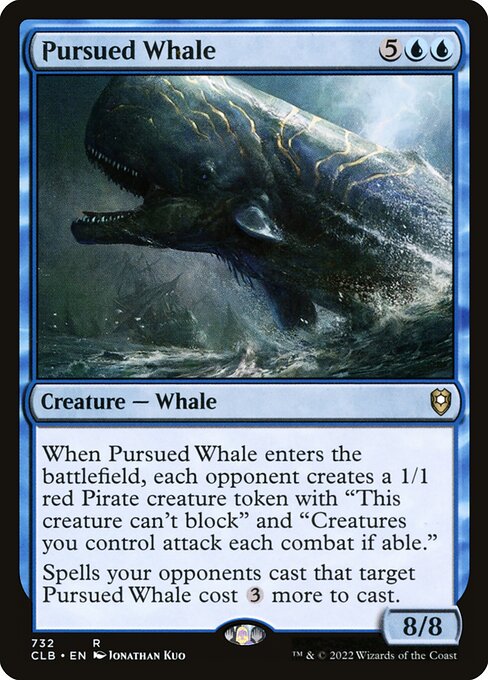 Pursued Whale (732) [Commander Legends: Battle for Baldur's Gate]