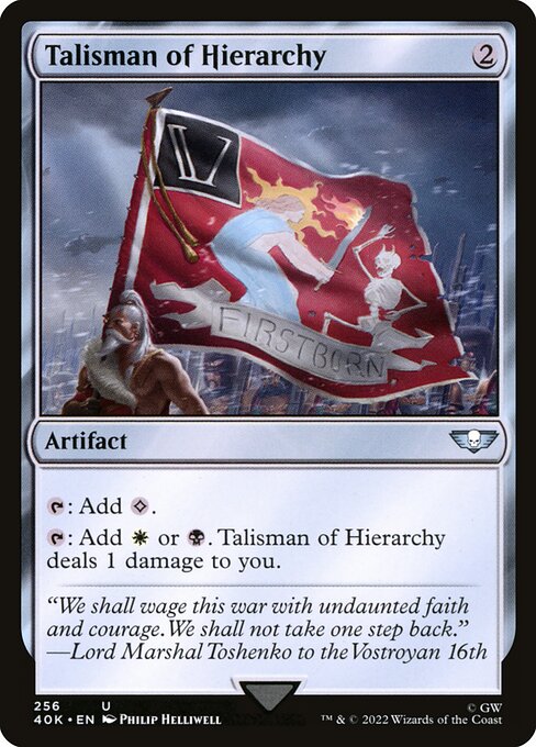 Talisman of Hierarchy (256) [Warhammer 40,000 Commander]