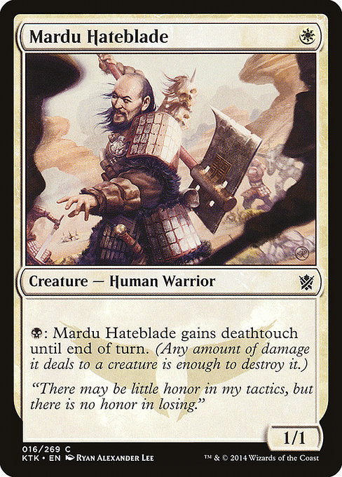 Mardu Hateblade (16) [Khans of Tarkir]