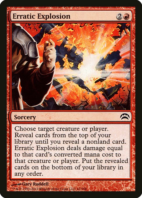 Erratic Explosion (41) [Planechase 2012]
