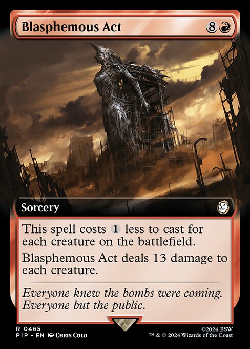 Blasphemous Act (465) [Fallout] [Extended Art]