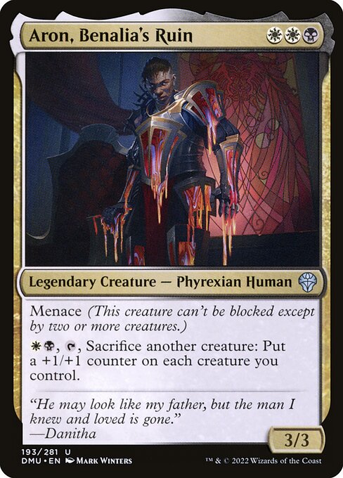 Aron, Benalia's Ruin (193) [Dominaria United]