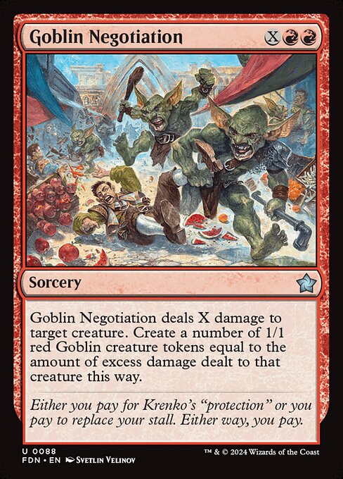 Goblin Negotiation (88) [Foundations]