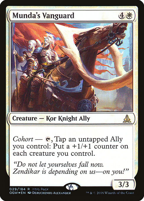 Munda's Vanguard (29) [Oath of the Gatewatch Promos]