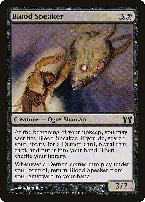 Blood Speaker (103) [Champions of Kamigawa]
