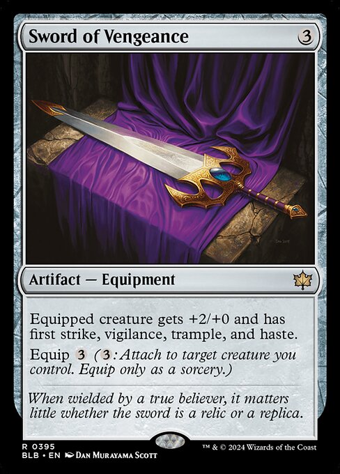 Sword of Vengeance (395) [Bloomburrow]