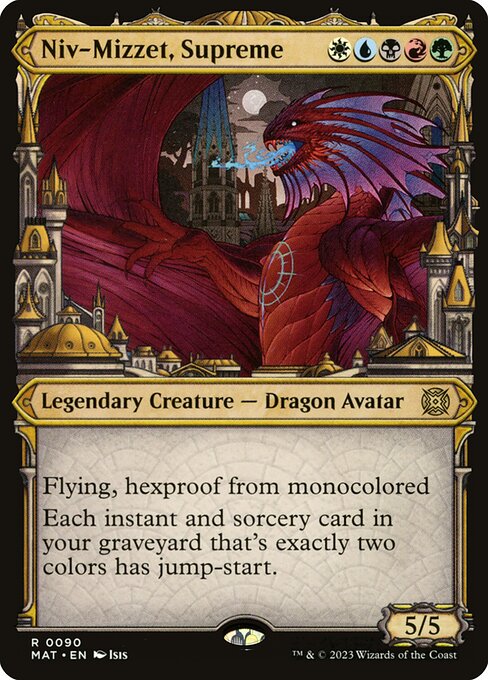 Niv-Mizzet, Supreme (90) [March of the Machine: The Aftermath] [Showcase]