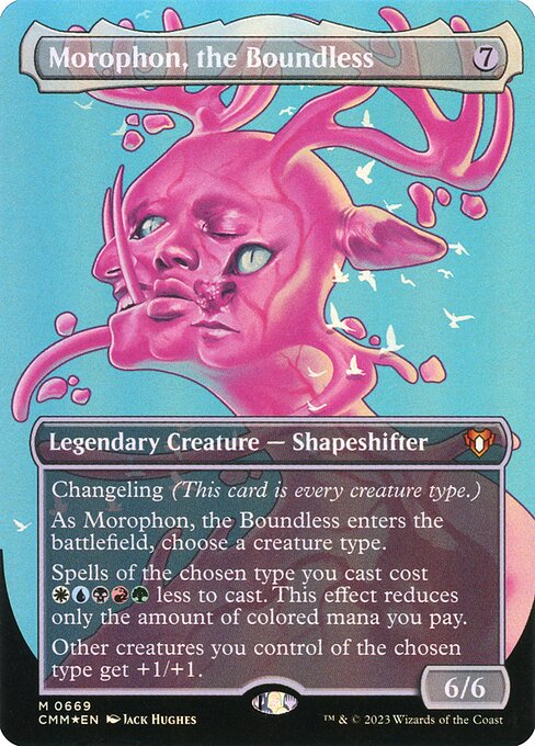 Morophon, the Boundless (1058) [Commander Masters] [Borderless]