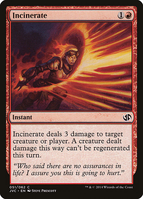 Incinerate (51) [Duel Decks Anthology: Jace vs. Chandra]