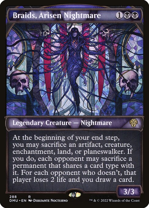 Braids, Arisen Nightmare (288) [Dominaria United] [Showcase]