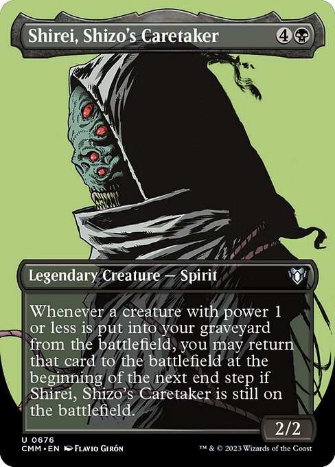 Shirei, Shizo's Caretaker (676) [Commander Masters] [Borderless]