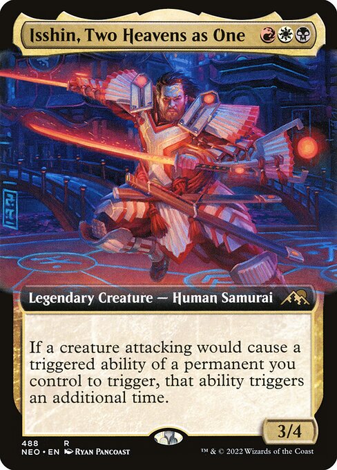 Isshin, Two Heavens as One (488) [Kamigawa: Neon Dynasty] [Extended Art]