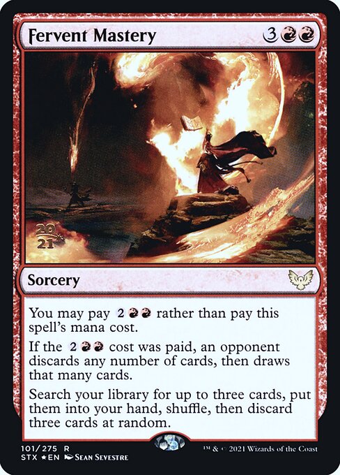 Fervent Mastery (101s) [Strixhaven: School of Mages Promos]
