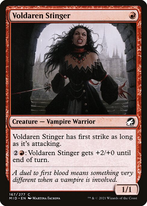 Voldaren Stinger (167) [Innistrad: Midnight Hunt]