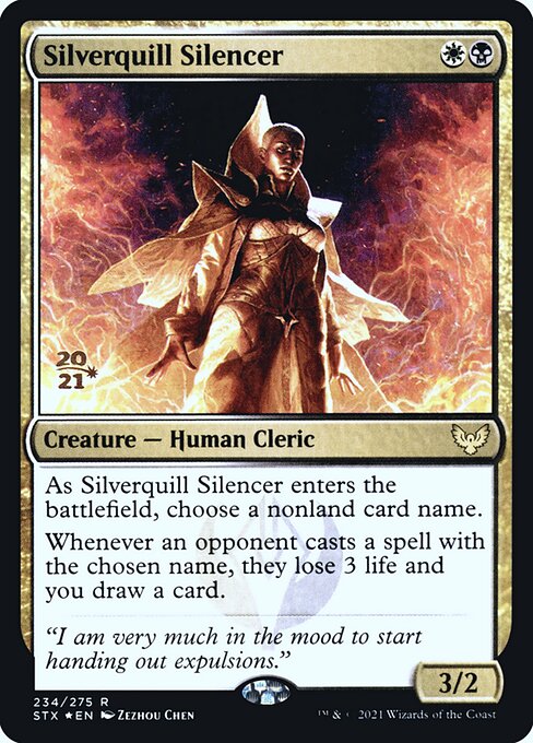 Silverquill Silencer (234s) [Strixhaven: School of Mages Promos]