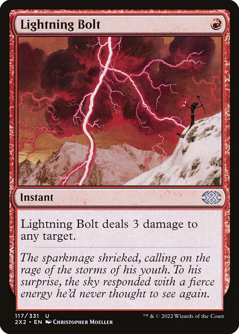 Lightning Bolt (117) [Double Masters 2022]