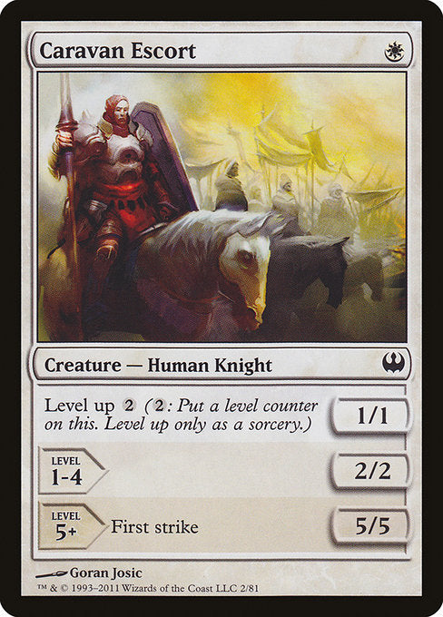 Caravan Escort (2) [Duel Decks: Knights vs. Dragons]