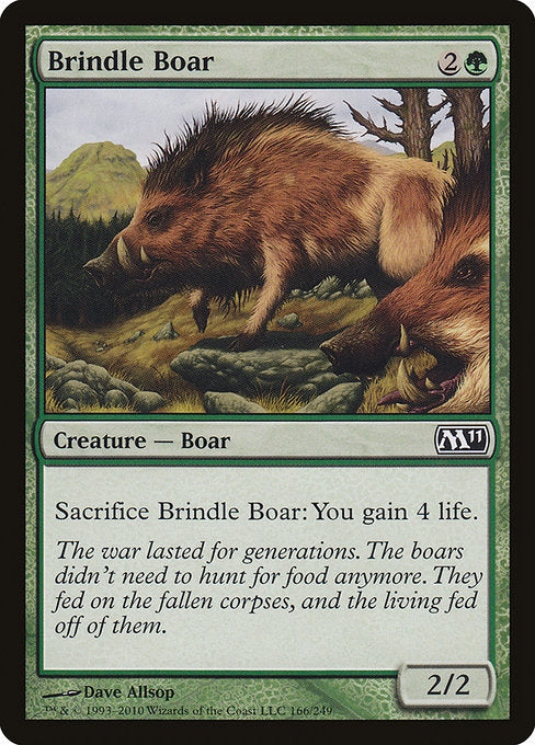 Brindle Boar (166) [Magic 2011]