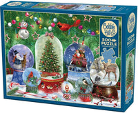 500PC Snow Globes Puzzle Cobble Hill image 0