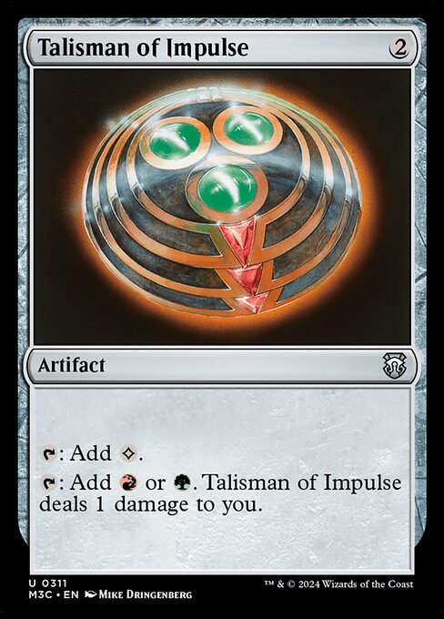 Talisman of Impulse (311) [Modern Horizons 3 Commander]