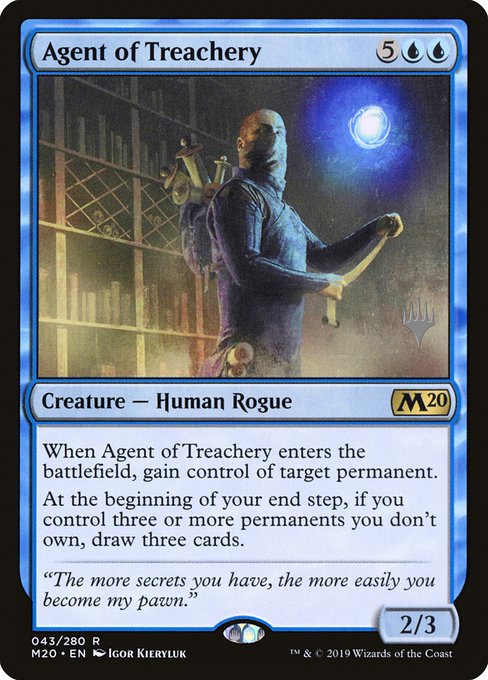 Agent of Treachery (43p) [Core Set 2020 Promos]