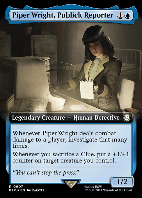 Piper Wright, Publick Reporter (907) [Fallout]