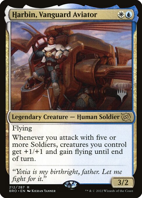 Harbin, Vanguard Aviator (212p) [The Brothers' War Promos]