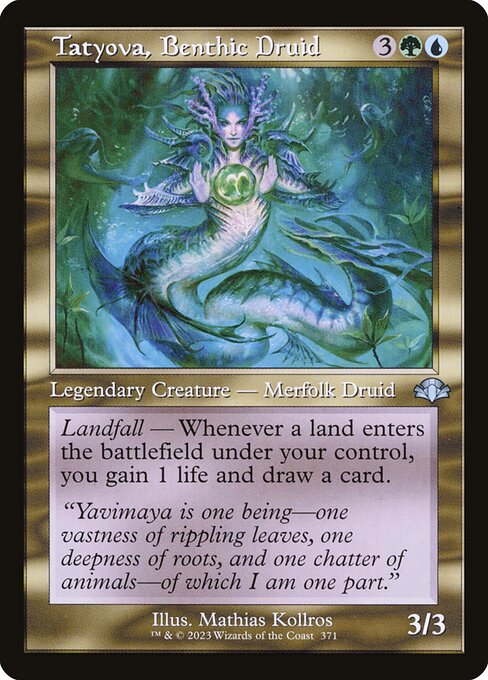 Tatyova, Benthic Druid (371) [Dominaria Remastered]