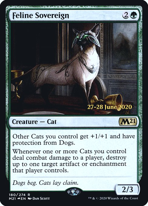 Feline Sovereign (180s) [Core Set 2021 Promos]