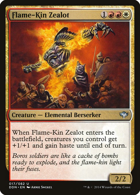 Flame-Kin Zealot (17) [Duel Decks: Speed vs. Cunning]