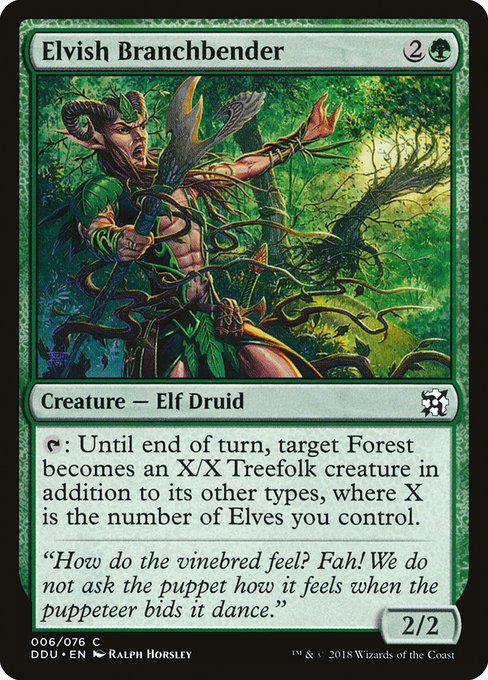 Elvish Branchbender (6) [Duel Decks: Elves vs. Inventors]