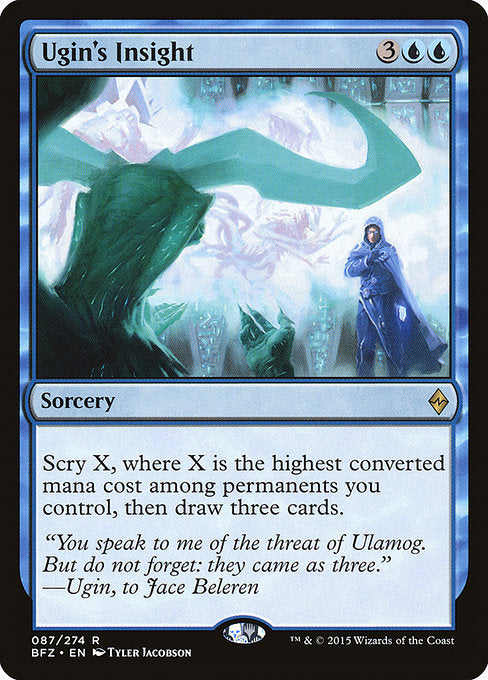 Ugin's Insight (87) [Battle for Zendikar]