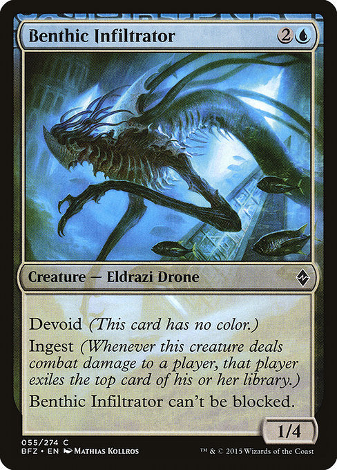 Benthic Infiltrator (55) [Battle for Zendikar]