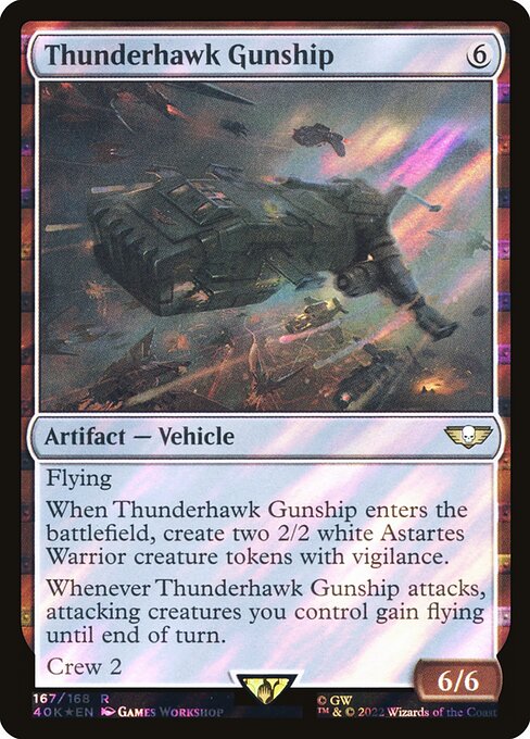 Thunderhawk Gunship (167★) [Warhammer 40,000 Commander]