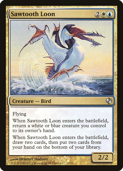 Sawtooth Loon (17) [Duel Decks: Venser vs. Koth]