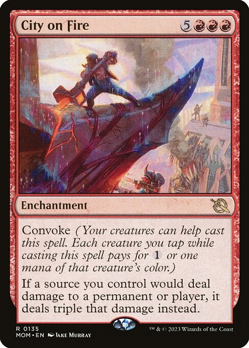 City on Fire (135p) [March of the Machine Promos]