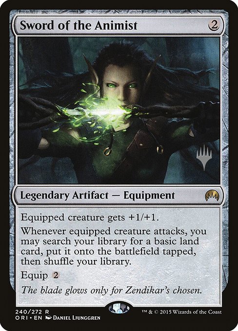 Sword of the Animist (240p) [Magic Origins Promos]