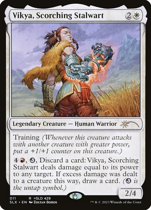 Vikya, Scorching Stalwart (11) [Universes Within]