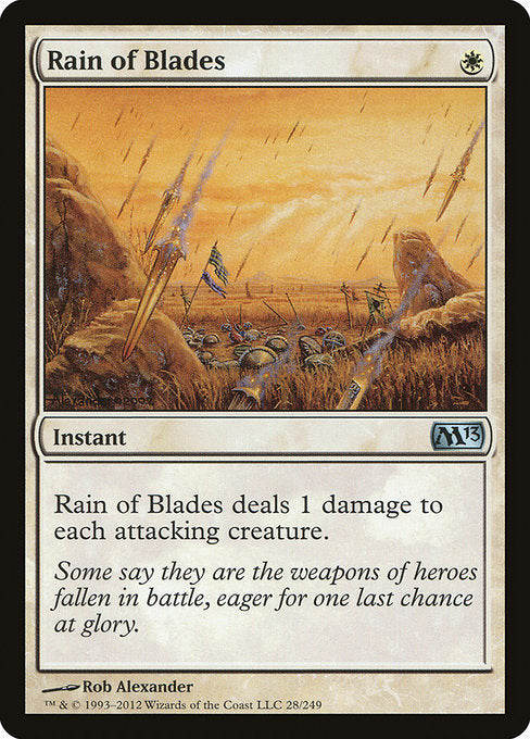 Rain of Blades (28) [Magic 2013]